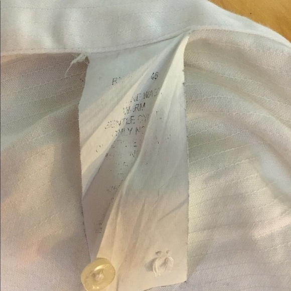 Perry Ellis Portfolio Large (16) 32/33 white button down long sleeve shi… - Picture 10 of 11